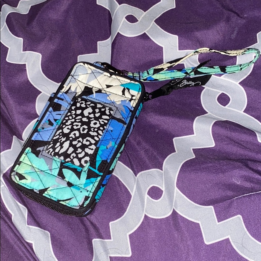 Wallet with wrist band